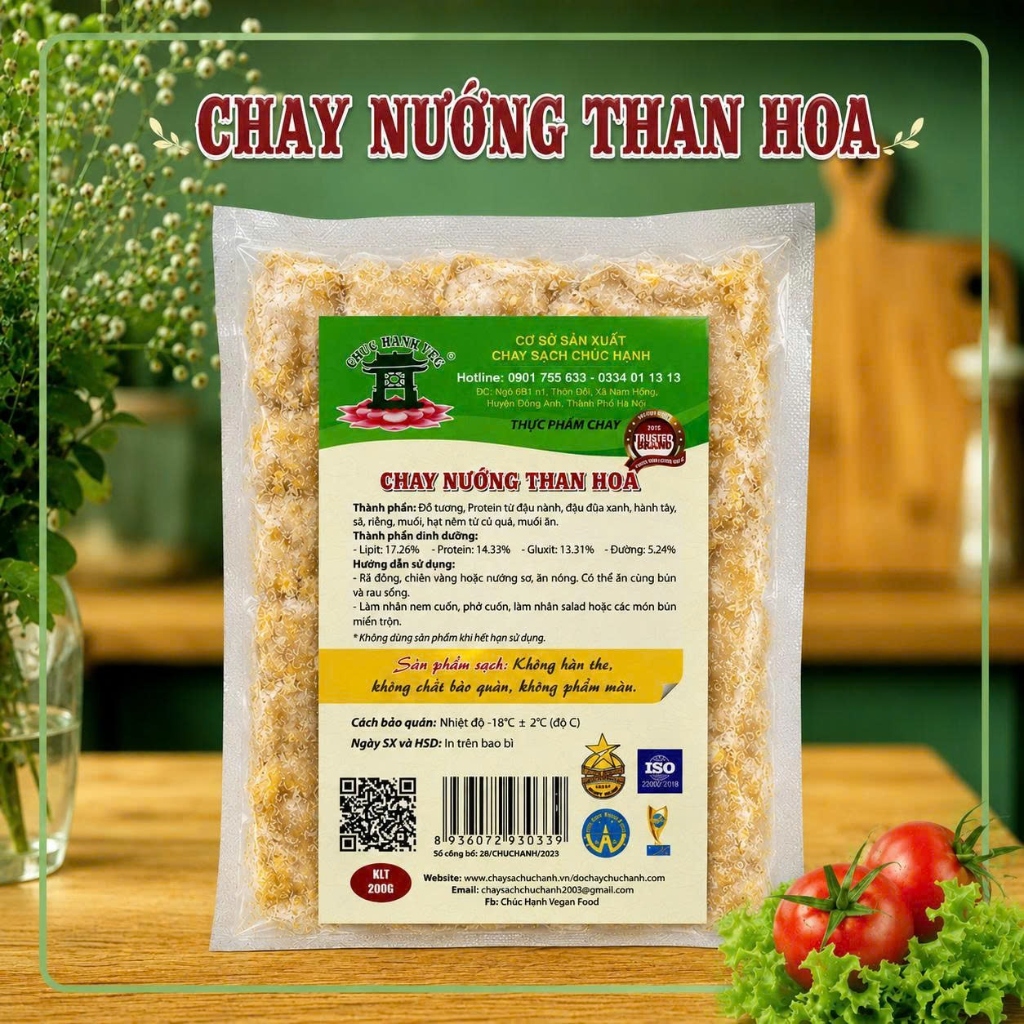 Chay Nướng Than Hoa