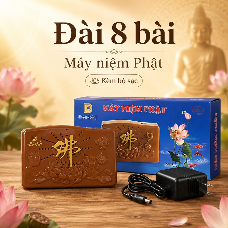Đài 8 Bài - Máy Niệm Phật Đại Cát